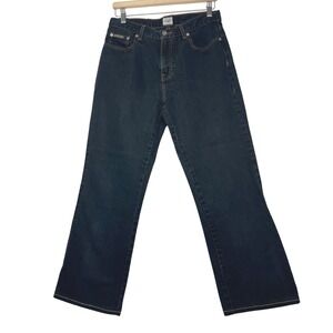 Calvin‎ Klein Jeans Women's Dark Wash High Rise Bootcut Denim Jeans Retro Style